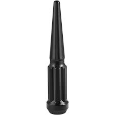 12X1.5 BLACK SPIKE LUG NUTS (20+KYES)