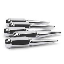 SPIKE NUT 14*1.5 HEX CHR