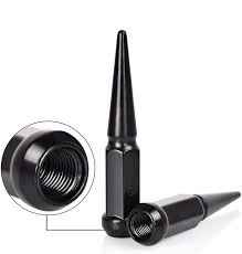 SPIKE NUT 14*1.5 HEX BLK